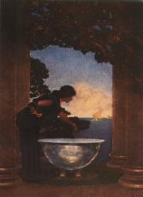 Circes -- by Maxfield Parrish