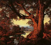 The Riverbank -- by Maxfield Parrish